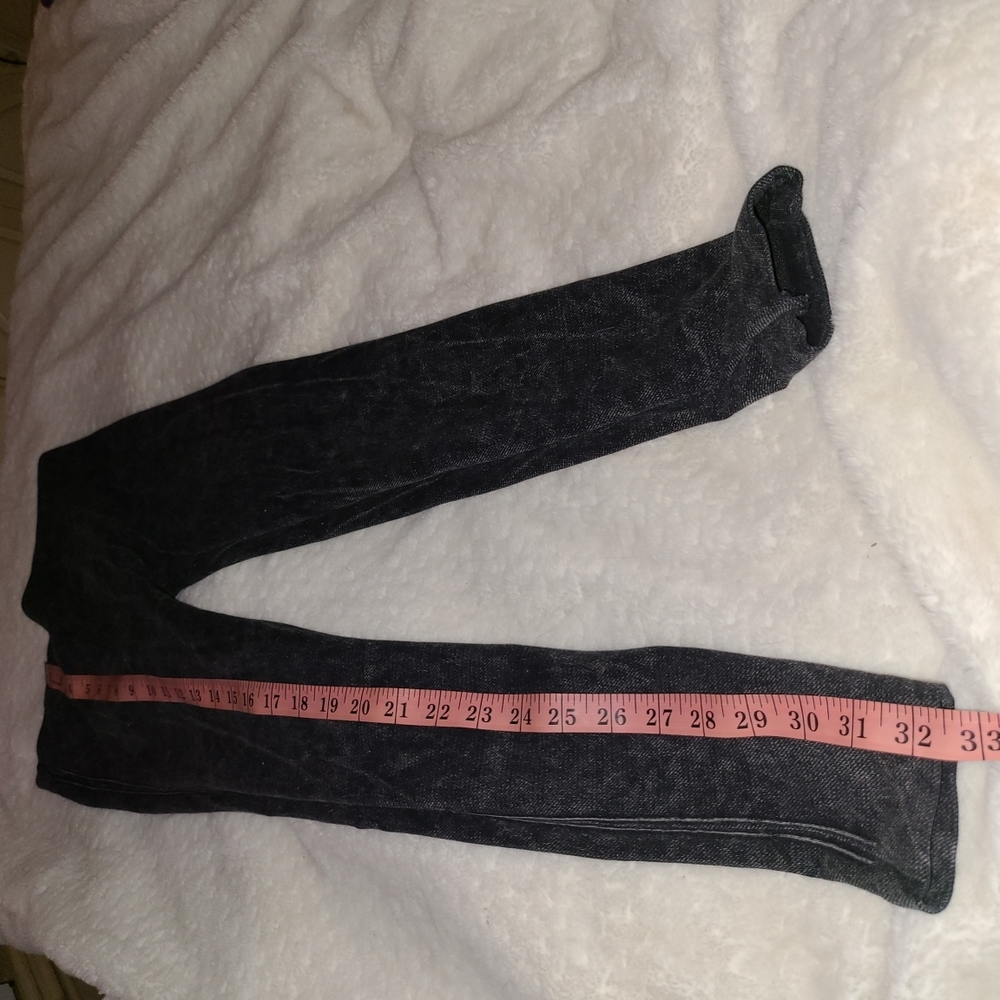 Stone Washed Design Leggings Size XS - S - Picture 10 of 11